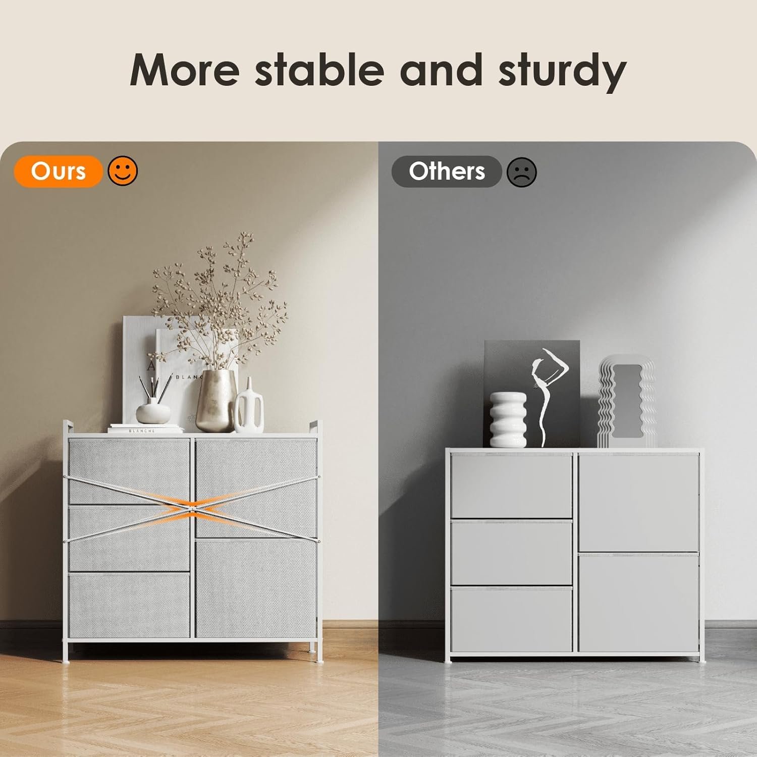 Dresser for Bedroom with 5 Drawers - Image 6